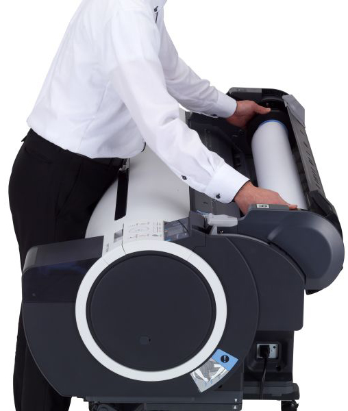 Плоттер Canon iPF770 36"/914mm, 5 colors(макс.объём-130мл), 2400x1200dpi, 256Mb, GARO, HP-GL/2, HP RTL, полистовая подача, фронтальная загрузка рулона, СТЕНД, USB/LAN 9856B003 9856B003