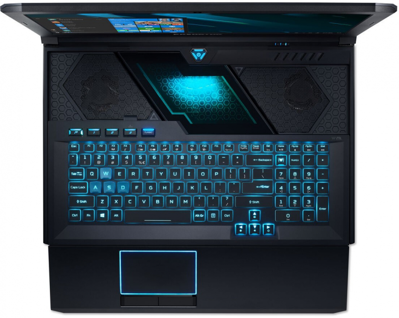 Ноутбук Acer Helios 700 PH717-71-70ZV Core i7 9750H/32Gb/1Tb/SSD1Tb/nVidia GeForce RTX 2080 8Gb/17.3"/FHD (1920x1080)/Windows 10/black/WiFi/BT/Cam NH.Q4YER.009 NH.Q4YER.009