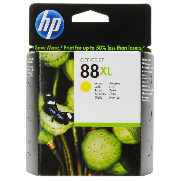 Картридж струйный HP № 88XL для OfficeJet Pro K550/K5400/L7580/L7680/L7780, желтый, (C9393AE) C9393AE