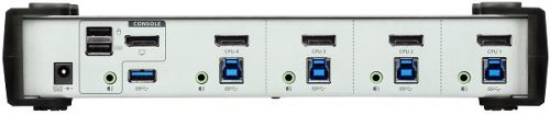 KVM переключатель ATEN 4-Port USB 3.0 DisplayPort KVMP™ Switch (Cables included) CS1914-AT-G CS1914-AT-G