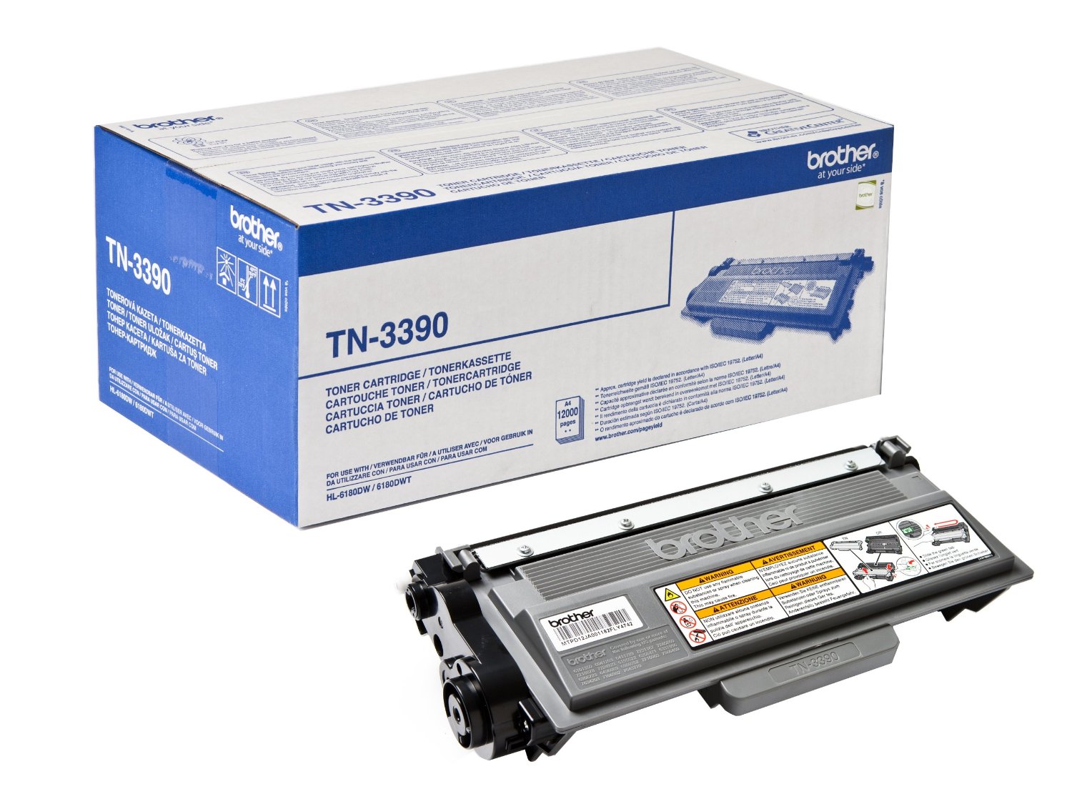 Тонер-картридж Brother  черный (12000стр.) для HL6180/DCP8250/MFC8950 TN3390 TN3390