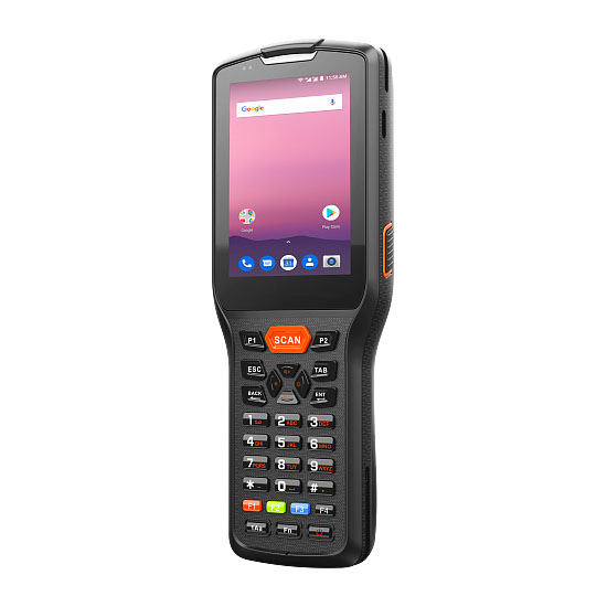 Терминал сбора данных UROVO DT30 ОС Android 9.0, 2D imager, zebra SE4710 (soft decode), Bluetooth, Wi-Fi, GSM, 2G, 4G (LTE), GPS, NFC, RAM 2 GB, ROM 16 GB, Восьмиядерный Octa-core 1.4GHZ, 4.0", 400 X 320, 32 клавиши, 4500 mAh, IP 67, сканирующая голо DT30-SZ2S9E4000