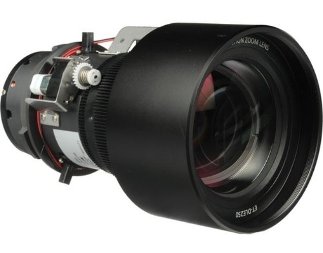 Объектив Panasonic ET-DLE250 WUXGA (2,3-3,6:1); WXGA (2,4-3,8:1); XGA (2,4-3,7:1)  для PT-RCQ10, PT-RCQ80, PT-RZ120, PT-RZ970, PT-RW930, PT-RX110, PT-RZ870, PT-RZ770, PT-RW730, PT-RZ660, PT-RW620, PT-RZ670, PT-RW630, PT-DZ870, PT-DW830, PT-DX100, PT- ET-DLE250