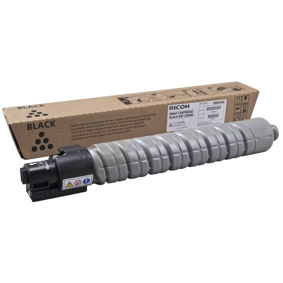 Картридж Ricoh тип MPC3000E, Black для Aficio MP C2000/C2500/C3000 (20000стр.) 884946