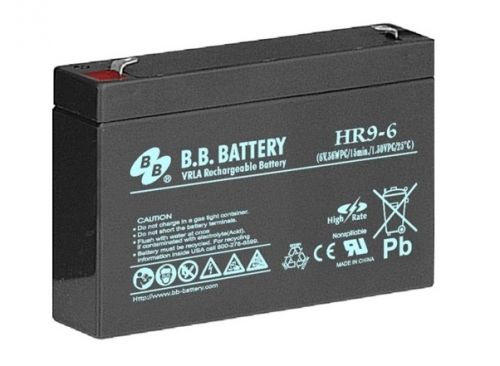 Батарея BB Battery  6В, 8Ач, 151/34/100 мм HR9-6 HR9-6