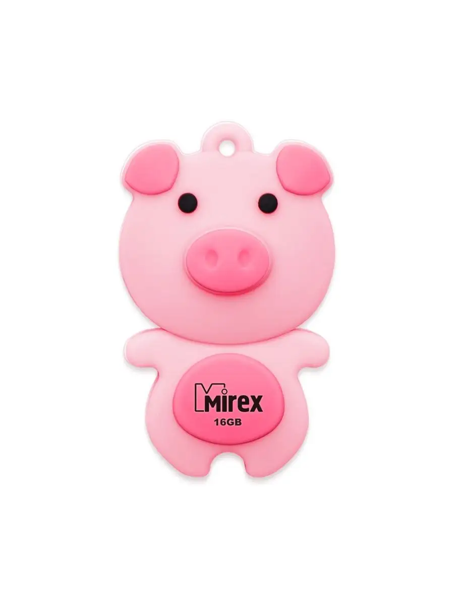 Флеш накопитель Mirex 13600-KIDPIP16 16GB,Pig,USB 2.0,розовый 13600-KIDPIP16 13600-KIDPIP16