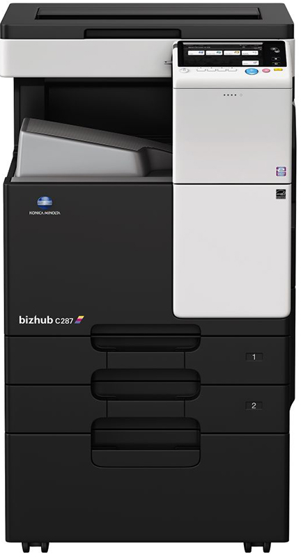 МФУ Konica Minolta bizhub C287 цветное, А3, до 28000стр./мес, дуплекс, 2 лотка 500 листов, 28 стр./мин. ж/диск 250ГБ A797027 A797027