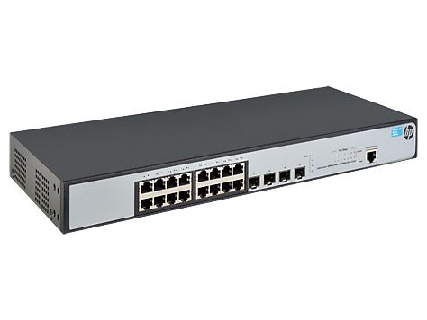 Коммутатор HPE 1920-16G Web-managed, CLI, 16*10/100/1000 + 4*SFP, static routing JG923A JG923A