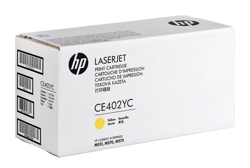 Тонер-картридж HP 507Y Yellow для Enterprise 500 color M551n/M551dn/M551xh/M570dn/M570dw/M575dn/M575f Contract CE402YC CE402YC