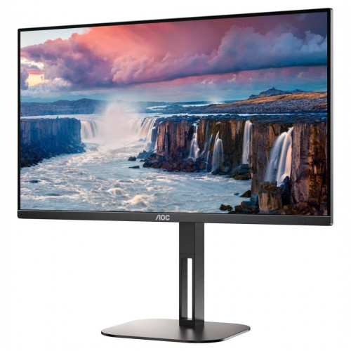 Монитор AOC 27" Q27V5C 2560x1440@75Гц IPS W-LED 16:9 4(1)ms HDMI DP USB-C 3.2 4*USB 3.2 20M:1 178/178 1000:1 300cd HAS Pivot Tilt Swivel Speakers Black Q27V5C/BK Q27V5C/BK #4