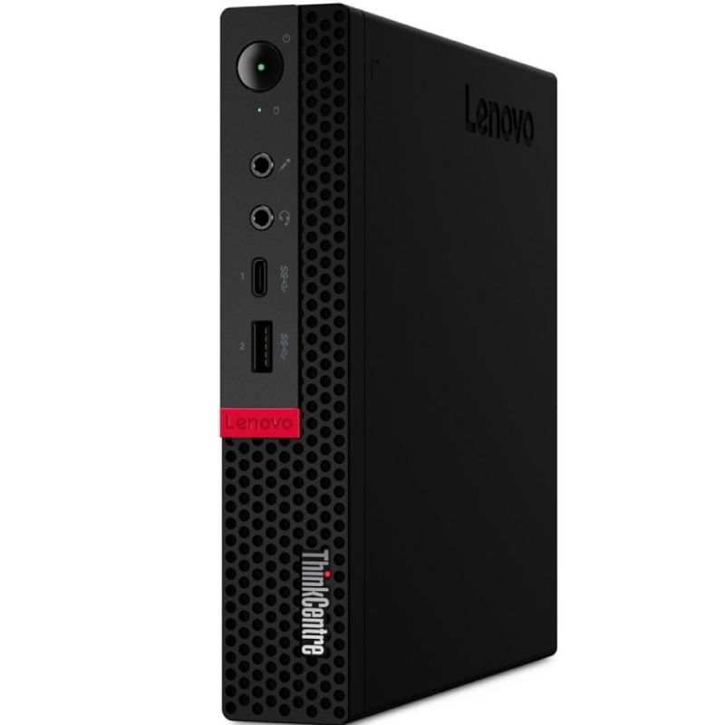 Персональный компьютер Lenovo ThinkCentre Tiny M720q slim i7 9700T (2)/8Gb/SSD256Gb/UHDG 630/Windows 10 Professional 64/GbitEth/WiFi/BT/65W/клавиатура/мышь/черный 10T700ALRU 10T700ALRU