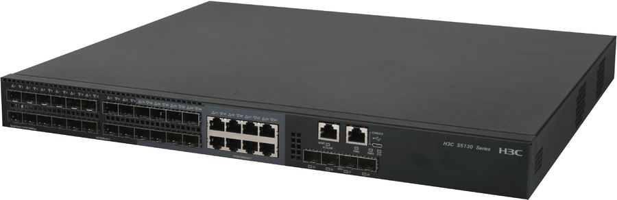 Коммутатор H3C  L2 Ethernet Switch with 24*10/100/1000BASE-T Ports and 4*1G/10G BASE-X SFP Plus Ports,(AC) LS-5130S-28S-EI-GL LS-5130S-28S-EI-GL