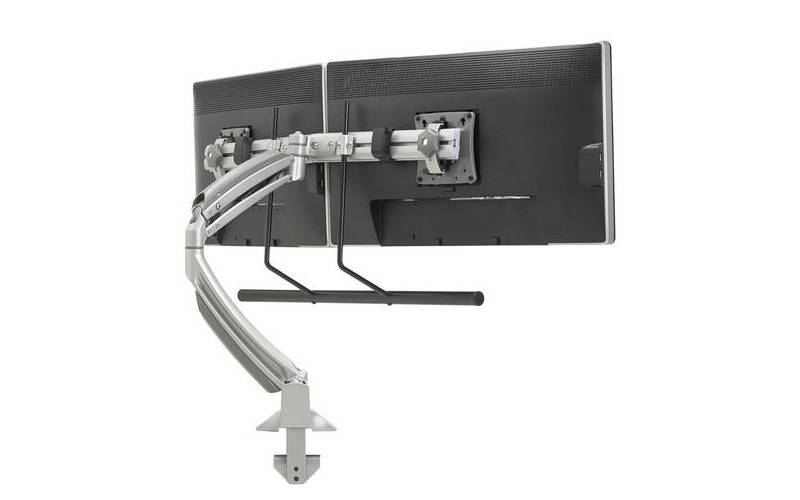 Крепление Chief K1D22H настольное Kontour™ K1D для 2-х мониторов бок-о-бок, струбцина, с регулировкой высоты и выноса, VESA: 75x75, 100x100, вес каждого монитора до 4,08 кг., портретная/ ландшафтная ориентация K1D22H K1D22H