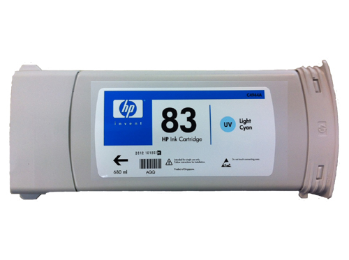 Картридж струйный HP №83 светло-голубой для HP DJ 5000/5500 (680мл) C4944A C4944A