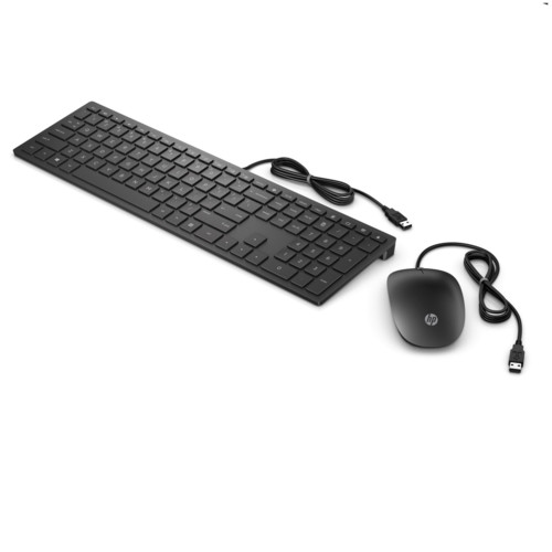 Клавиатура + мышь HP Pavilion 400 клав:черный USB slim   4CE97AA 4CE97AA