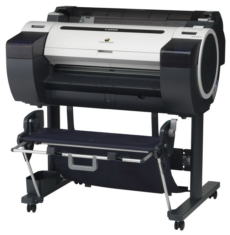 Плоттер Canon iPF685 24"/610mm, 5 colors(макс.объём-300мл), 2400x1200dpi, 32Gb(256Mb), HDD 320Gb, HP-GL/2, полистовая подача, верхняя загрузка рулона, USB/LAN 8970B003 8970B003