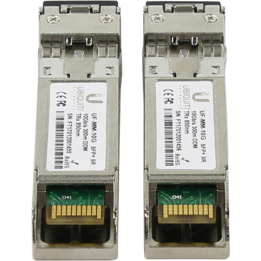 Модуль Ubiquiti UF-MM-10G-20 Модуль SFP+, U Fiber, Multi-Mode Module, 10G, 20-Pack (комплект 20 шт.) UF-MM-10G-20 UF-MM-10G-20