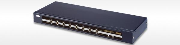 KVM переключатель ATEN VGA/SVGA+KBD+MOUSE, 1> 8 блоков/портов PS/2, без шнуров CS78-AT-G CS78-AT-G