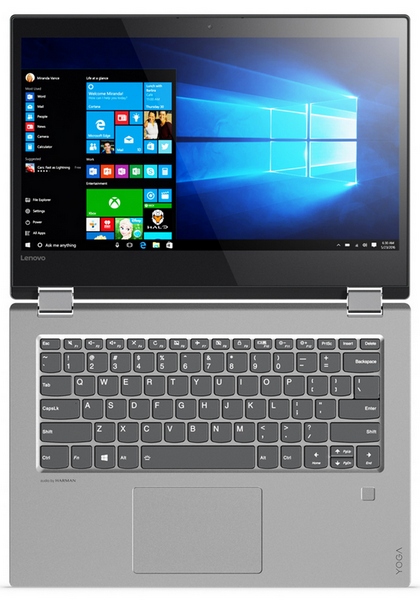 Ноутбук Lenovo Yoga 520-14IKB i3-7130U/4Gb/SSD128Gb/UMA/14"FHD/Win10/grey/WiFi/BT/Cam  80X8011WRU 80X8011WRU