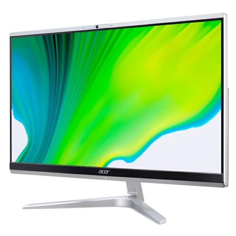 Моноблок Acer Aspire C22-1650 21.5" Full HD i3 1115G4 (2.4)/4Gb/1Tb/UHDG/CR/Windows 10/WiFi/BT/65W/клавиатура/мышь/Cam/серебристый 1920x1080 DQ.BG7ER.007 DQ.BG7ER.007