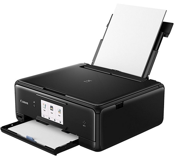 МФУ Canon PIXMA TS8040 А4, (4800х1200), 15 из./мин. ч/б, 10 из./мин. цвет, раздельные картриджи(6), кассета 100 л., USB/WiFi 1369C007 1369C007