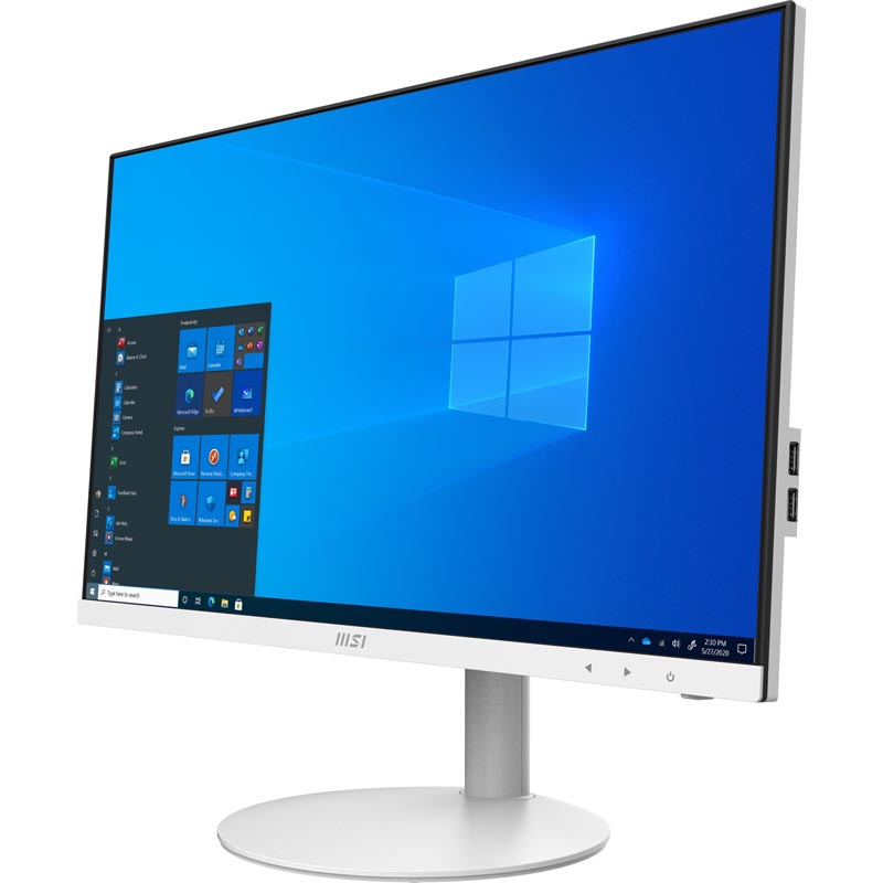 Моноблок MSI Pro AP241 11M-436RU 23.8" Full HD PG G6405 (4.10) 4Gb SSD256Gb UHDG 610 Free DOS GbitEth WiFi BT 120W белый 1920x1080 9S6-AE0312-601 9S6-AE0312-601