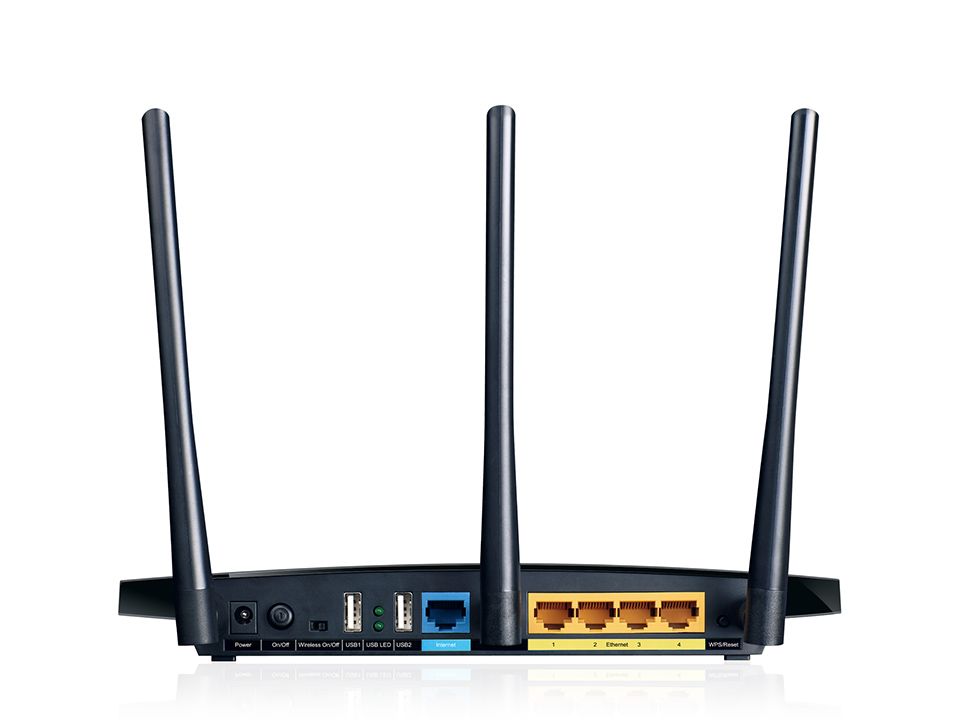 Маршрутизатор TP-Link N750 300n+450ac, 802.11a/b/g/n, 1*Gb WAN+4*Gb LAN, 2*USB 2.0802.1Q TAG VLAN для IPTV TL-WDR4300 TL-WDR4300