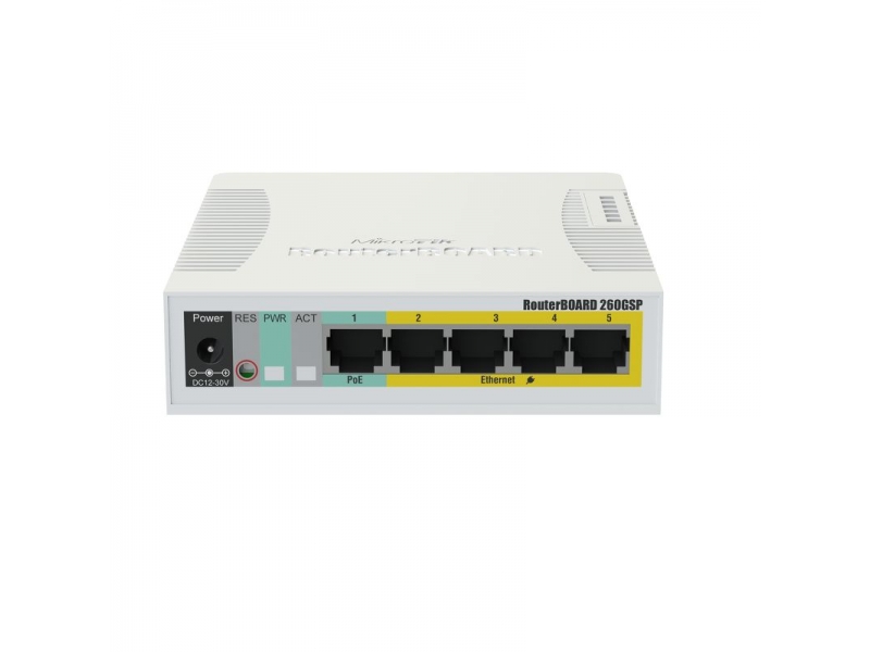 Коммутатор Mikrotik RB260GSP CSS106-1G-4P-1S #2