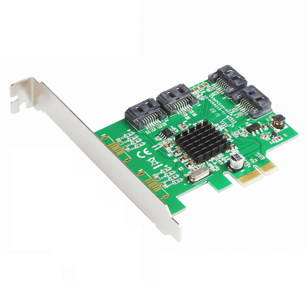 Контроллер Orient  4port-int SATAIII, PCI-E x1, Marvell 88SE9215 M9215S M9215S
