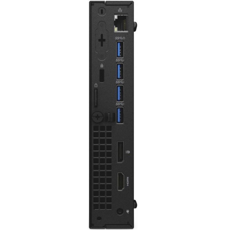 Компьютер Dell Optiplex 7050 Micro (Core i7 7700T, 8Gb, 500Gb, DVD-RW, Wi-Fi, Bluetooth, Kb + M, Win 10 Pro, Черный) (7050-8350) 7050-8350