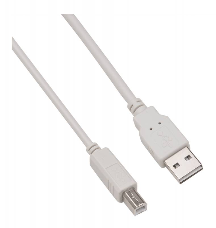 Кабель Buro Reversible USB A(m) USB B(m) 1.8м серый плоский 359902 359902 #2