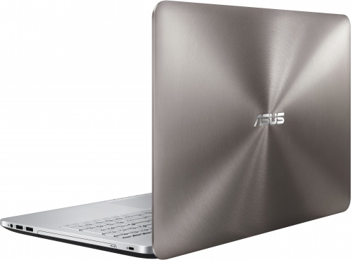 Ноутбук Asus N552VW-FY243R silver 15.6" FHD i7-6700HQ/8Gb/1Tb/128Gb SSD/GTX960M 4Gb/DVDRW/W10Pro 90NB0AN1-M03050