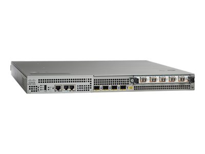 Cisco ASR1001 (5 Gbit/s, 16 Gb DRAM, 5 port GE shared port adaptor, 9x1000Base-T SFP, advanced IP, s ASR1001