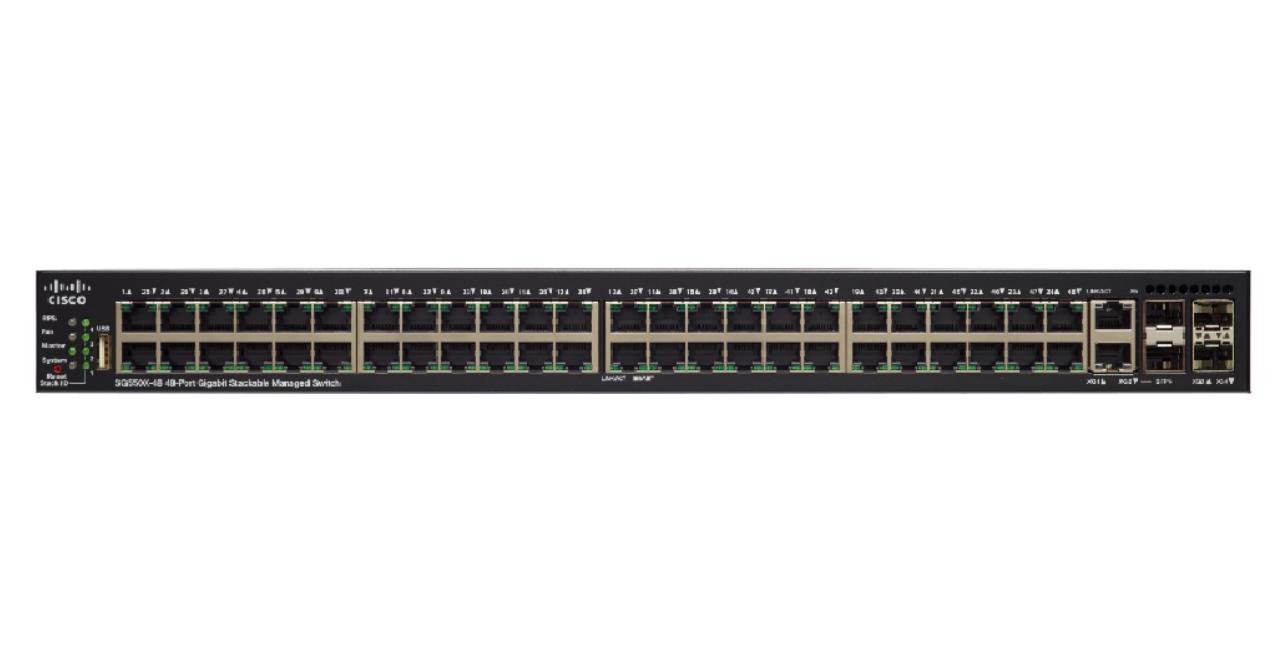 Коммутатор Cisco SG350X-48 48-port Gigabit Stackable Switch SG350X-48-K9-EU SG350X-48-K9-EU