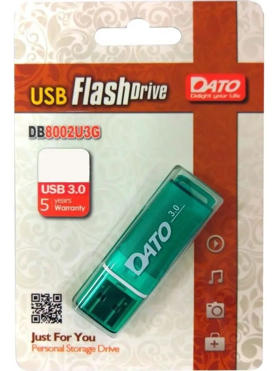 Флеш накопитель Dato DB8002U3G-16G 16Gb,USB 3.0,зеленый DB8002U3G-16G DB8002U3G-16G