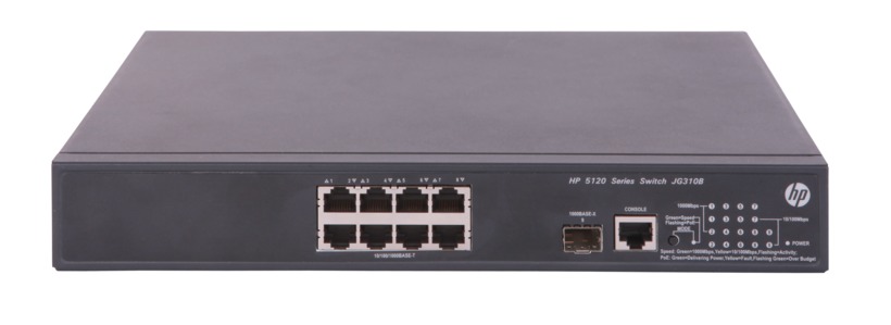 Коммутатор HPE 5120 8G PoE+ (180W) SI Switch JG309B JG309B