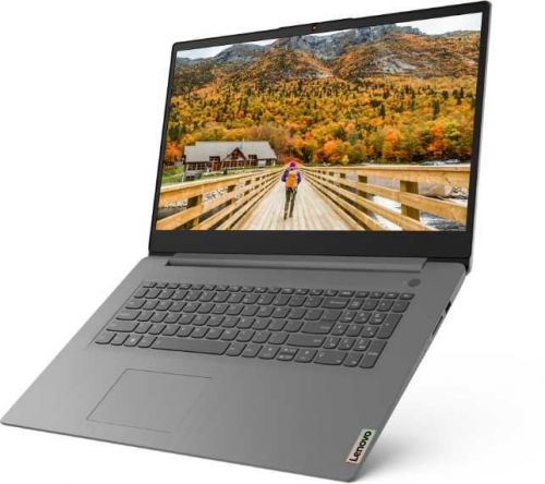 Ноутбук Lenovo IdeaPad 3 17ITL6 17.3'' HD+(1600x900)/Intel Celeron 6305 1.80GHz Dual/4GB/256GB SSD/Integrated/WiFi/5.1/FHD Web Camera/4in1/6,5 h/2,1 kg/DOS/1Y/GREY 82H9003DRK 82H9003DRK