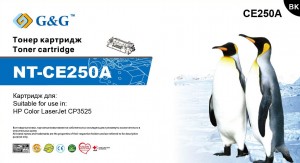 Тонер-картридж G&G черный для HP LaserJet CP3525 (6000стр) NT-CE250A NT-CE250A