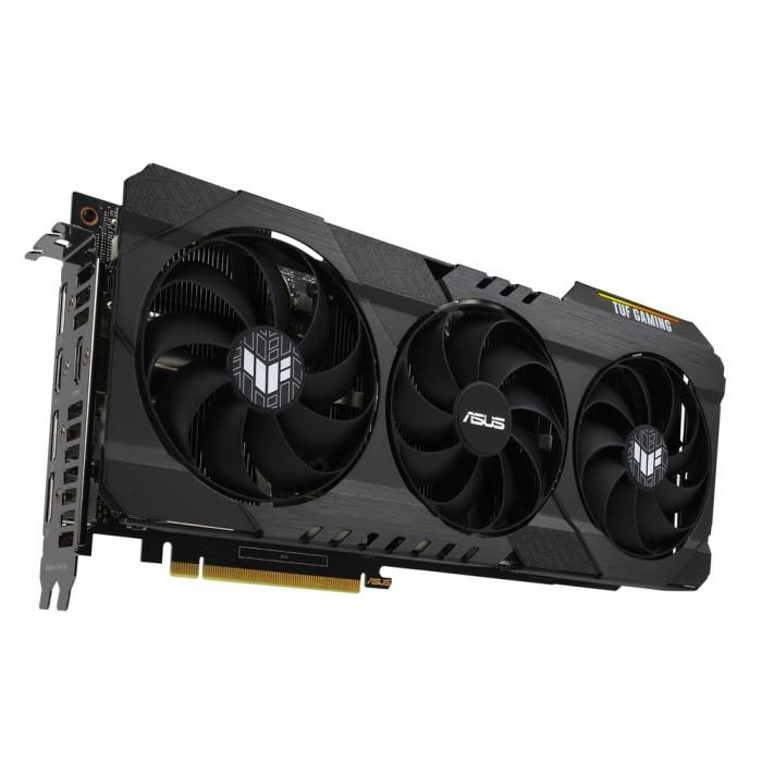 Видеокарта ASUS  LHR NVIDIA GeForce RTX 3060 12288Mb 192 GDDR6 1852/15000/HDMIx2/DPx3/HDCP TUF-RTX3060-O12G-V2-GAMING TUF-RTX3060-O12G-V2-GAMING