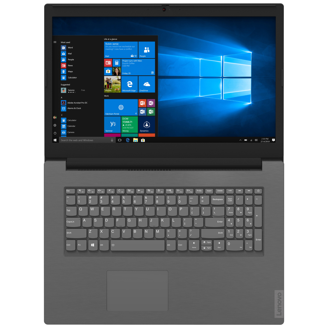 Ноутбук Lenovo V340-17IWL 17.3 FHD IPS AG 300 nit /Core i5-8265U 1.6Ghz /0Gb onboard+8GB DDR4-2400 /256GB SSD M.2 2242 /integrated video /DVD+-RW DL /1X1 AC + 81RG0002RU 81RG0002RU