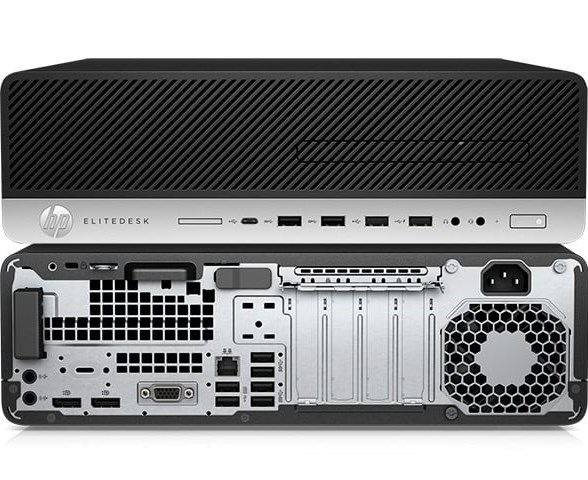 Компьютер HP EliteDesk 800 G4 SFF Core i7-8700 3.2GHz,8Gb DDR4-2666(1),256Gb SSD,DVDRW,USB Slim Kbd+Mouse,VGA,3y,Win10Pro 4KW38EA 4KW38EA