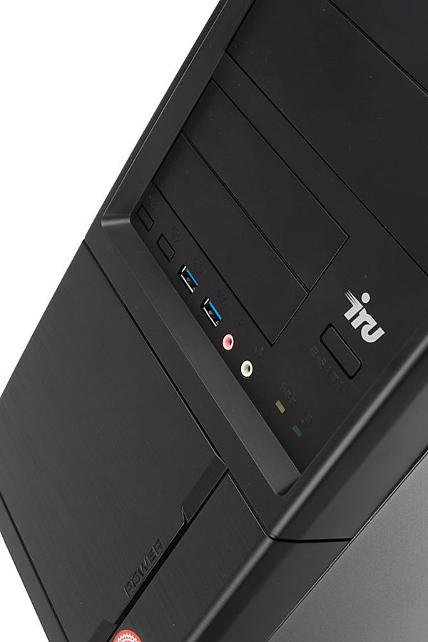 Персональный компьютер iRU Corp 313 MT i3 9100F (3.6) 8Gb SSD512Gb GT1030 2Gb Free DOS GbitEth 450W черный 1444146 1444146
