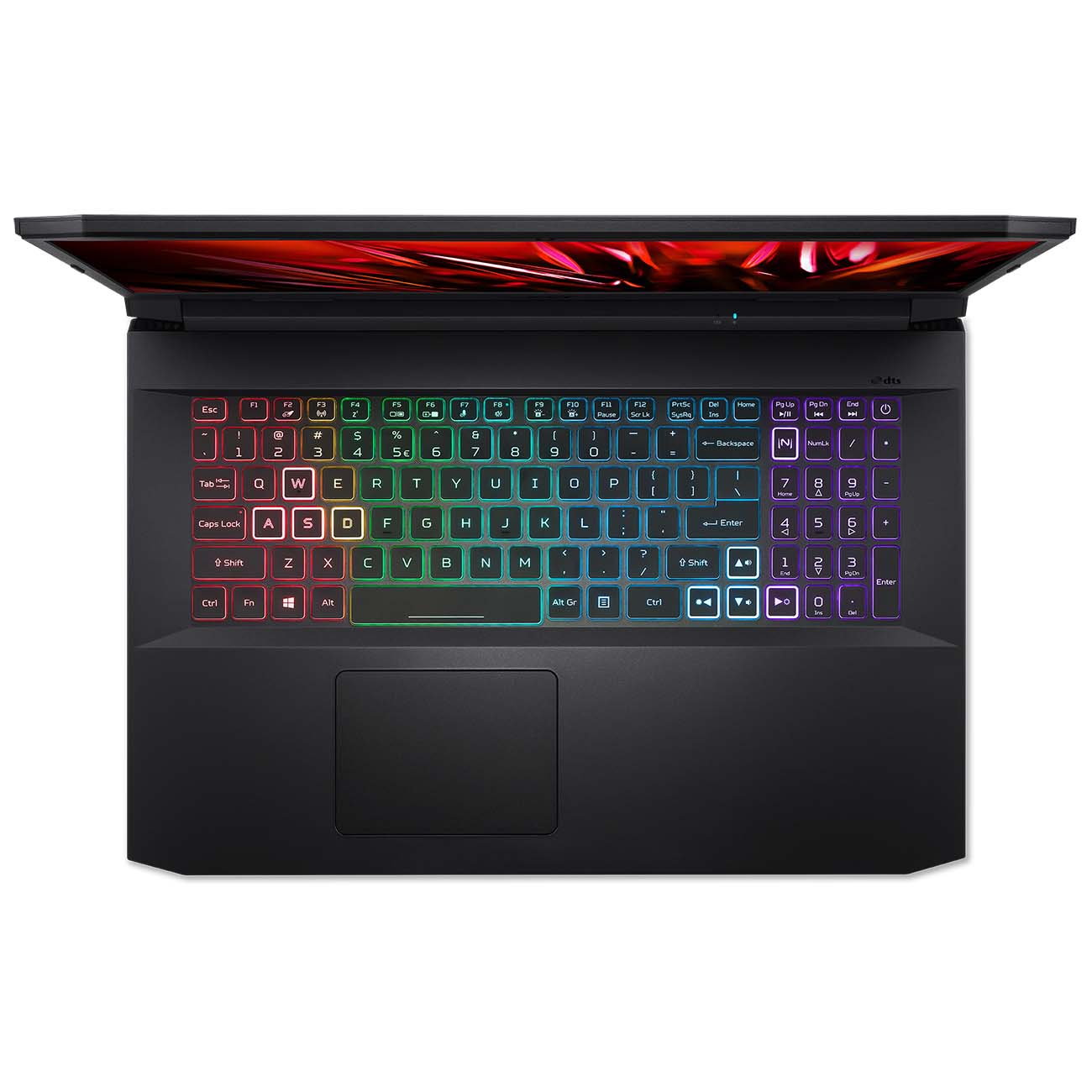 Ноутбук Acer AN517-41-R36K Nitro 17.3'' FHD(1920x1080) IPS/AMD Ryzen 7 5800H 3.20GHz Octa/16GB+512GB SSD/GF RTX3070 8GB/WiFi/BT/1.0MP/4cell/2,7 kg/noOS/1Y/BLACK NH.QBGER.005 NH.QBGER.005