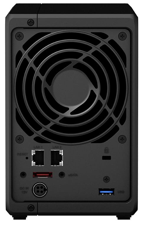 СХД Synology DS720+ Intel Celeron J4125 4C 2GHz,2GB(upto7),2*2.5"/3.5" SATA HDD/SSD(upto7),2xUSB3.2,2*M.2 2280 NVMe,2*1GbE,eSATA DS720+ DS720+