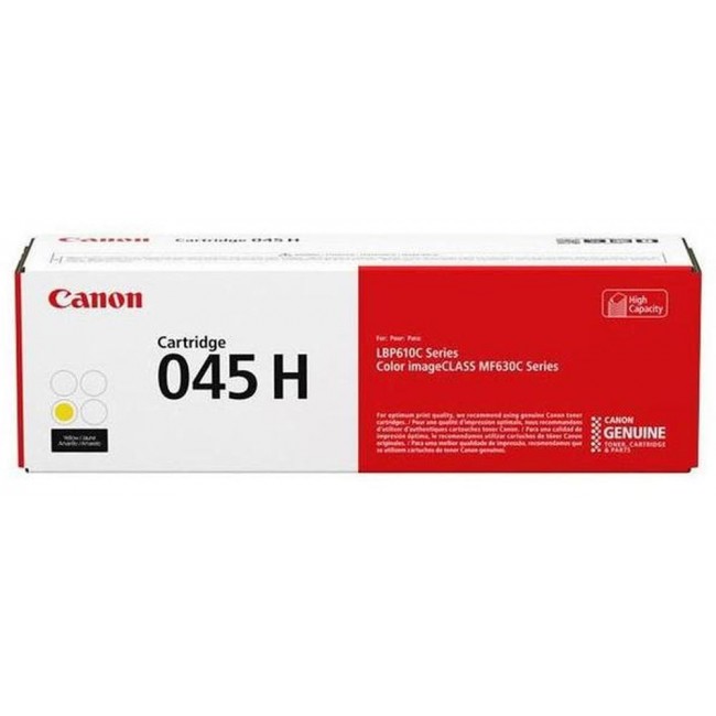 Тонер-картридж Canon CRG 045 HY желтый для Canon MF 63..LBP 61.. (2200 стр.) 1243C002 1243C002