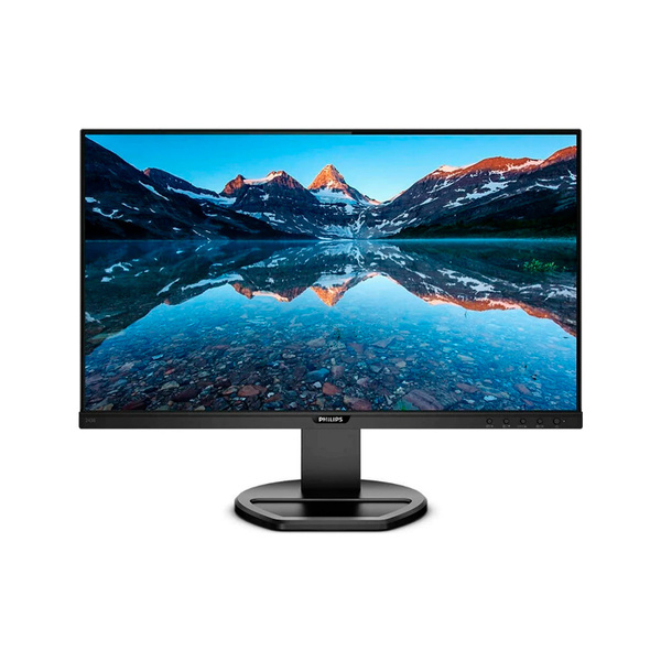 Монитор Philips 23,8" 243B9H 1920x1080 75Гц IPS W-LED 16:9 4ms VGA HDMI DP 3*USB3.2 USB-C 3.2 50M:1 1000:1 178/178 250cd Webcam HAS Pivot Tilt Swivel Speakers Black 243B9H/00 243B9H/00