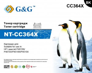 Тонер-картридж G&G для HP laserJet P4015N/P4015X/P4515N/P4515X (24000 стр) NT-CC364X NT-CC364X