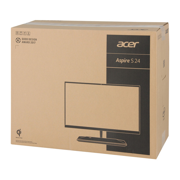 Моноблок Acer Aspire S24-880 23.8" Full HD i5 8250U (1.6)/8Gb/1Tb 5.4k/UHDG 620/CR/Windows 10 Home/GbitEth/WiFi/BT/135W/клавиатура/мышь/Cam/золотистый 1920x1080 DQ.BA9ER.002 DQ.BA9ER.002