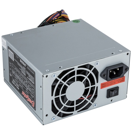 Блок питания 400W Exegate ATX-AB400, 8cm fan, 24+4pin, 2*SATA, 2*IDE EX219183RUS