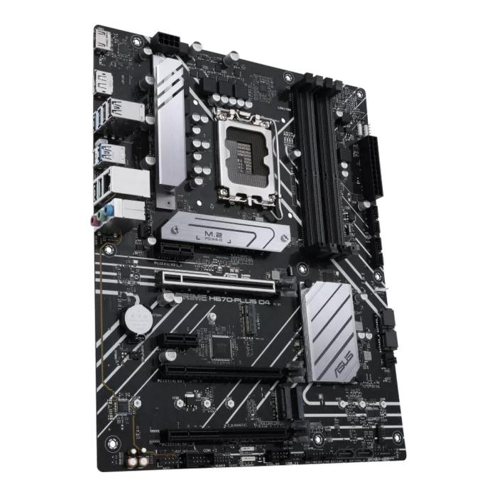 Материнская плата ASUS PRIME H670-PLUS D4 LGA1700 Intel H670 4xDDR4 ATX 2.5Gg RAID HDMI DP PRIME H670-PLUS D4 PRIME H670-PLUS D4